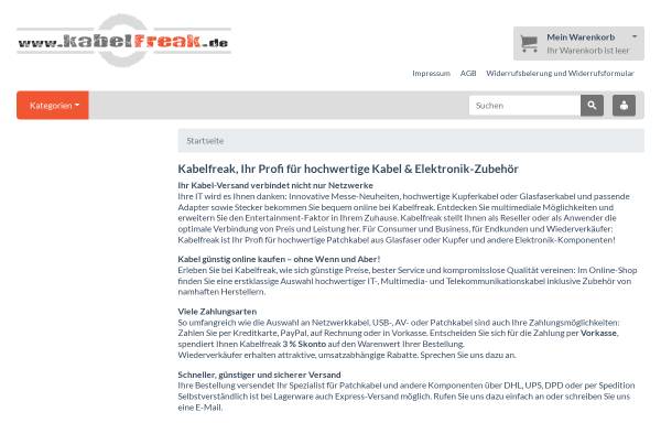 Vorschau von www.kabelfreak.de, MedicTrade KG