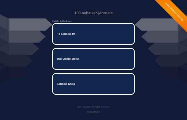 100 Schalker Jahre