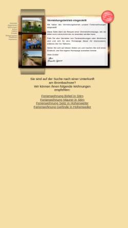 Vorschau der mobilen Webseite www.urlaub-am-brombachsee.de, Ferienhaus Egerer