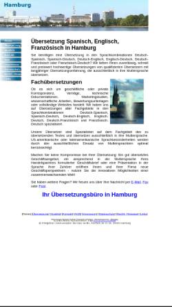 Vorschau der mobilen Webseite www.uebersetzung-hamburg.de, Interglobal Communication Services GmbH