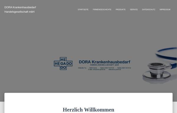 Vorschau von dora-gmbh.de, Hegado Dora GmbH