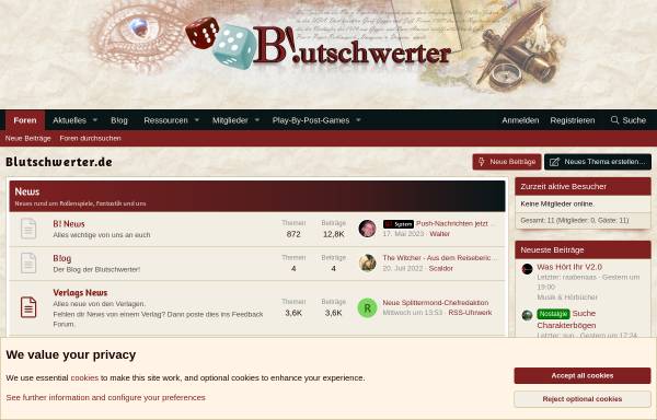 Vorschau von www.blutschwerter.de, Blutschwerter