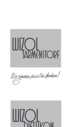 Vorschau der mobilen Webseite www.wizol.ch, WIZOL AG