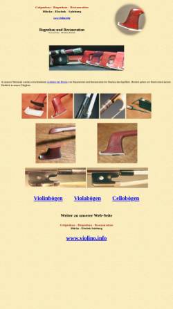 Vorschau der mobilen Webseite bogenbau.violino.info, Adrin & Gesine Mücke-Elschek