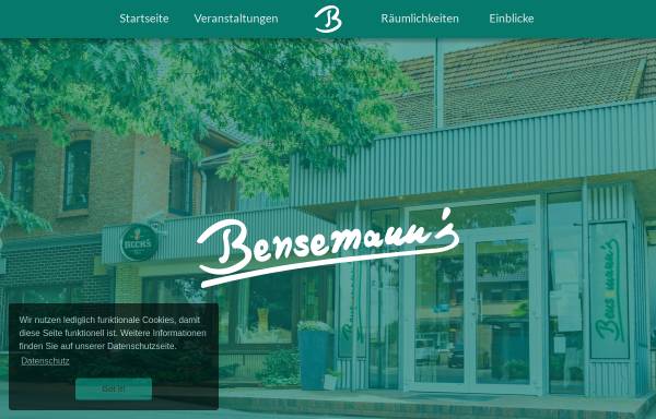 Vorschau von www.bensemann.de, Bensemann's Gasthaus