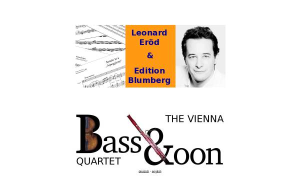 Vorschau von www.bassoon.at, The Vienna Bass&oon Quartet