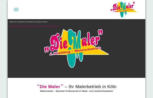 Vorschau von www.die-maler-koeln.de, Die Maler, Inhaber Jürgen Miehling