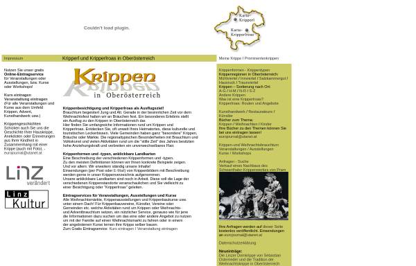 Vorschau von www.kripperl.at, Krippen in Oberösterreich