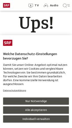 Vorschau der mobilen Webseite www.srf.ch, Aeschbacher