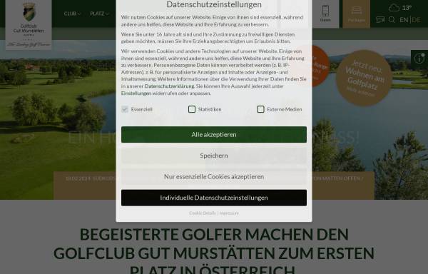 Vorschau von www.gcmurstaetten.at, Golfclub Gut Murstätten