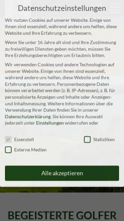 Vorschau der mobilen Webseite www.gcmurstaetten.at, Golfclub Gut Murstätten