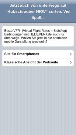 Vorschau der mobilen Webseite helievent.de, helievent.de