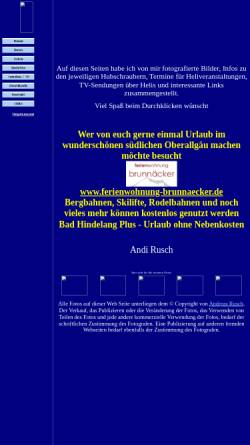 Vorschau der mobilen Webseite www.andiair.de, Helipage