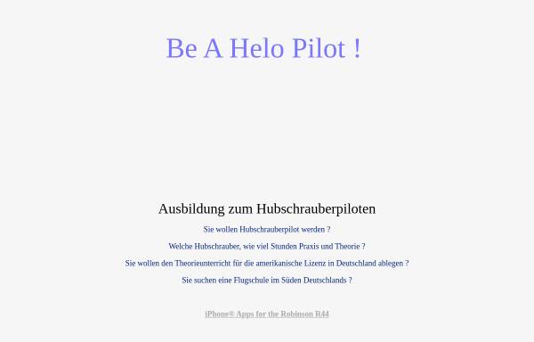 Vorschau von www.helopilot.com, helipilot.com