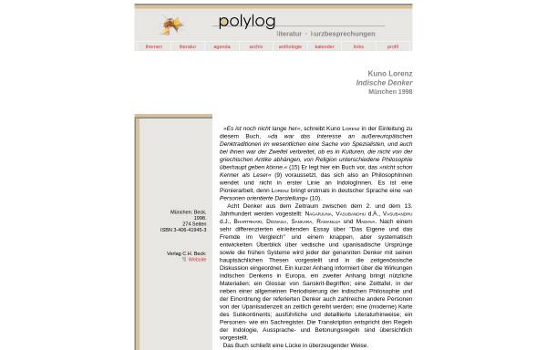 Vorschau von lit.polylog.org, Indische Denker