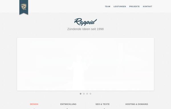 Vorschau von www.rappid.de, RAPPiD design & entwicklung