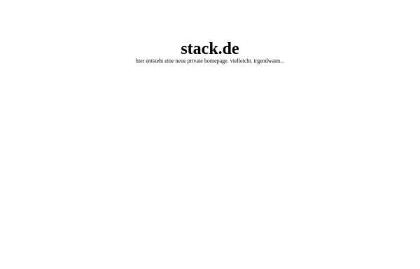 Vorschau von www.stack.de, Ackermann, Stephan