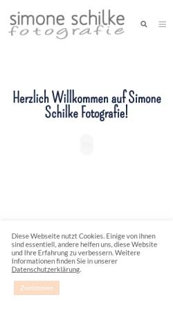 Vorschau der mobilen Webseite simoneschilke.de, Schilke, Simone
