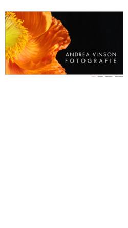 Vorschau der mobilen Webseite www.andrea-vinson.de, Vinson, Andrea