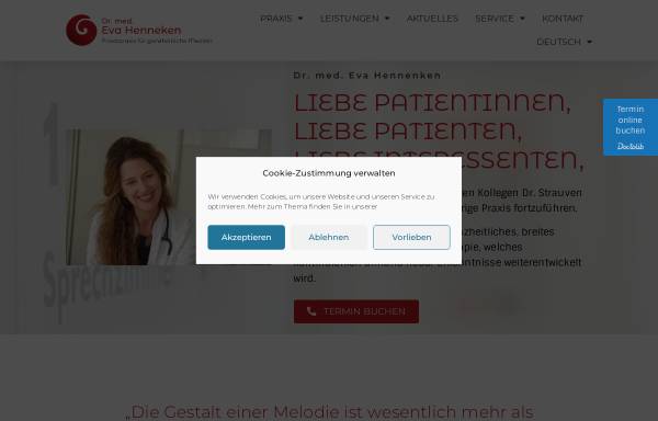 Vorschau von www.privatpraxis-bonn.de, Allgemeinarztpraxis Dr. med. Peter Strauven, Anja Muellenbach