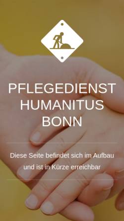 Vorschau der mobilen Webseite www.humanitus.de, Humanitus - Ambulanter Pflegedienst in Bonn