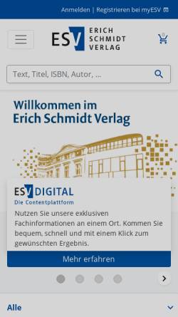 Erich Schmidt Verlag