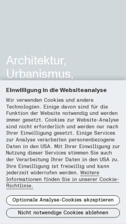 Vorschau der mobilen Webseite www.jovis.de, Jovis Verlag - Architektur Fotografie Berlin