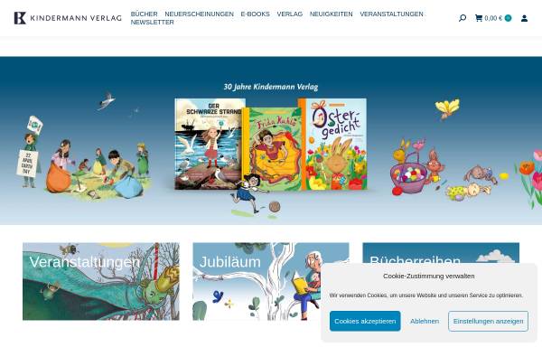Vorschau von kindermannverlag.de, Kindermann Verlag Berlin