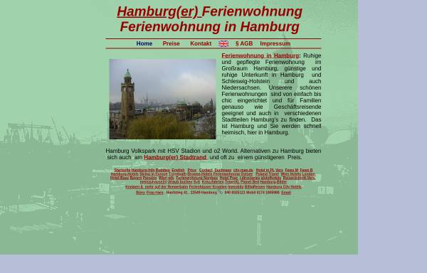 Vorschau von www.ferienwohnung-in-hamburg.de, Ferienwohnung Groß Flottbek