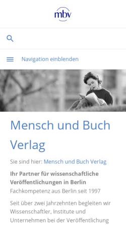 Mensch & Buch Verlag