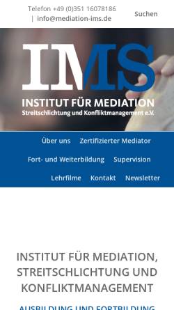 Institut für Mediation, Streitschlichtung und Konfliktmanagement e.V.