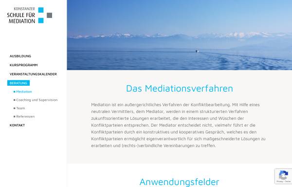 Vorschau von www.ksfm.de, Konstanzer Schule für Mediation - Dr. Elke Müller