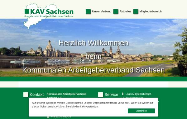 Vorschau von www.kavsachsen.de, Kommunaler Arbeitgeberverband Sachsen e. V. [KAV]