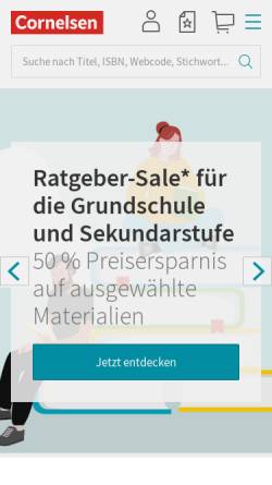 Vorschau der mobilen Webseite www.paetec.de, Paetec - Verlag für Bildungsmedien GmbH
