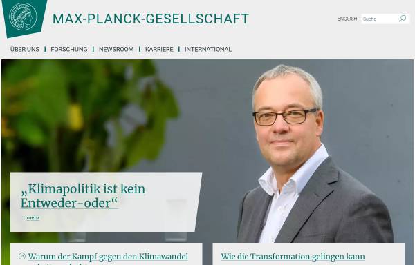 Vorschau von www.mpg.de, Max-Planck-Gesellschaft zur Förderung der Wissenschaften (MPG)