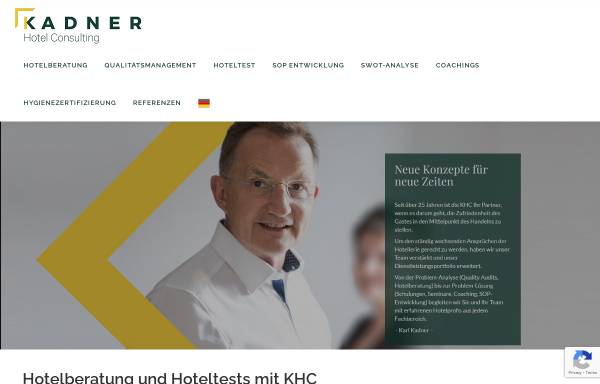 Vorschau von www.kadner-hotelconsulting.de, Kadner Hotel Consulting, Inh. Karl Kadner