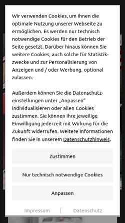 Vorschau der mobilen Webseite www.schubert-kuechen.de, Miele Vertragshändler Stefan Schubert