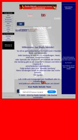 Vorschau der mobilen Webseite www.radiomelodic.de, Radio Melodic