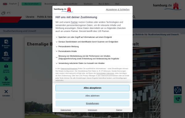 Vorschau von www.hamburg.de, Behörde für Stadtentwicklung und Umwelt