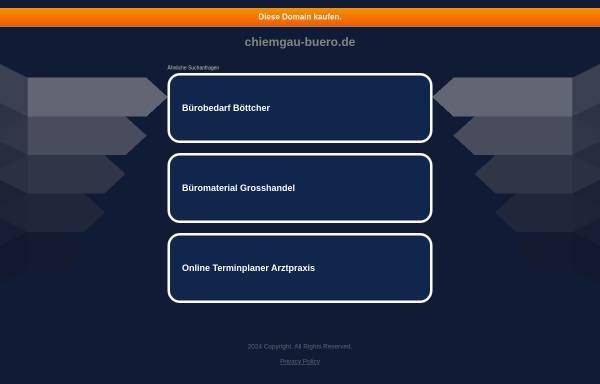 Vorschau von www.chiemgau-buero.de, Chiemgauer Bürodienstleistungs GmbH