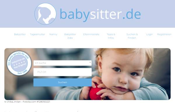 Vorschau von www.babysitter.de, Babysitter.de