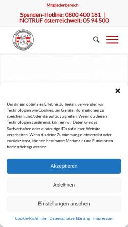 Vorschau der mobilen Webseite oerhb-vorarlberg.at, Österreichische Rettungshundebrigade Landesgruppe Vorarlberg