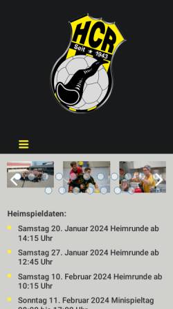 Vorschau der mobilen Webseite www.hcromanshorn.ch, HC Romanshorn