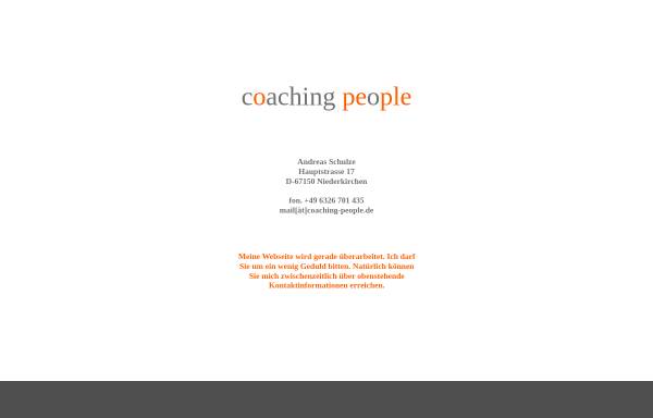Vorschau von www.coaching-people.de, Coaching people - Andreas Schulze