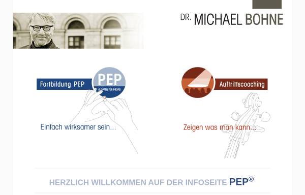 Vorschau von www.dr-michael-bohne.de, Dr. Michael Bohne - Auftritts-Coaching
