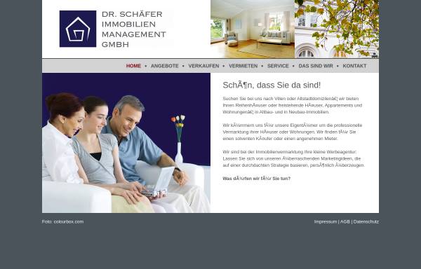 Vorschau von www.dsim.de, Dr. Schäfer Immobilien Management GmbH