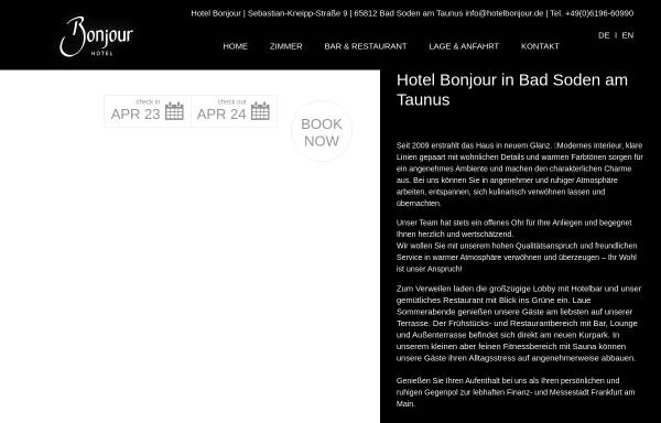Vorschau von www.hotelbonjour.de, Hotel Bonjour