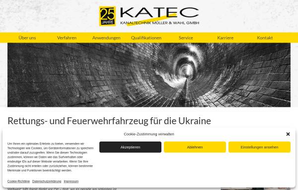 Vorschau von www.katec-kanaltechnik.de, KATEC Kanaltechnik Müller & Wahl GmbH