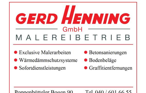 Gerd Henning GmbH - Malereibetrieb