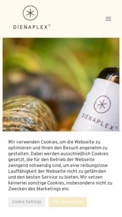 Vorschau der mobilen Webseite dienaplex.de, Dienaplex
